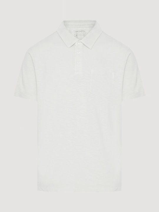 Funky Buddha Men's Blouse Polo White