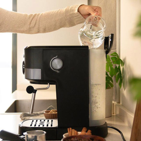 Cecotec Power Espresso Pecan Pro Mașină de Espresso 1100W Presiune 20bar Neagră