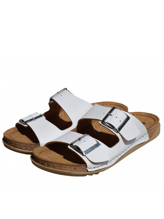 Sandale Casual Damă Alb