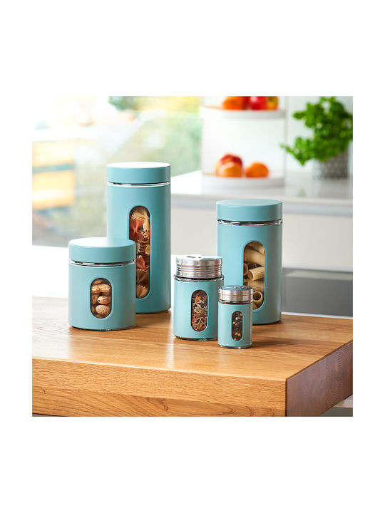 Gewürzbehälter Glas Türkis 1Stück 1Stück