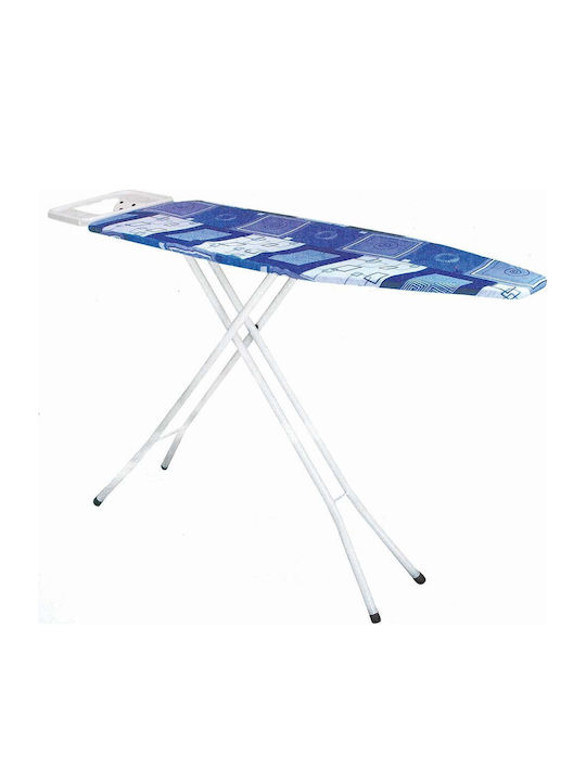 Sidirela Daisy Ironing Board for Steam Iron Foldable Blue Patches 120x38cm