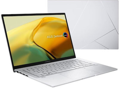 Asus ZenBook 14 UX3402VA-KN591W 14" OLED (i5-13500H/16GB/512GB SSD/W11 Acasă) Foggy Silver (Tastatură US)