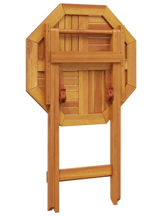 Garden & Terrace Table from Acacia Foldable Acacia 60x60x75cm