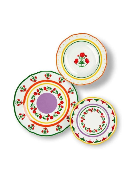 Excelsa White Porcelain Dinnerware Set 18pcs