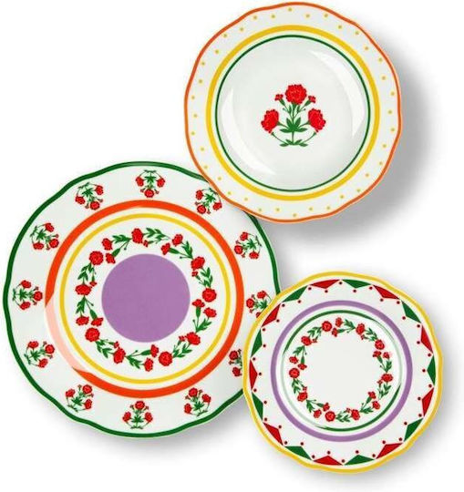 Excelsa Alb Porțelan Set de Vase 18buc