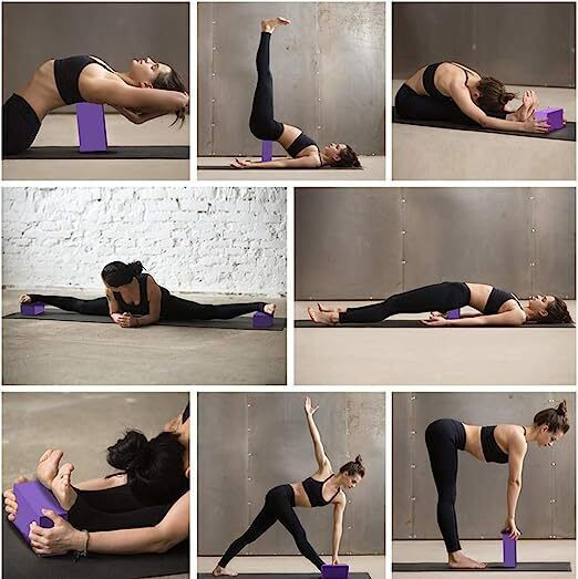 Bloc de yoga în culoarea Violet