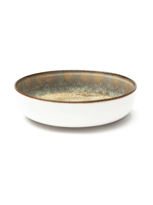 Excelsa Teller Suppe Keramik Weiß mit Durchmesser 18cm