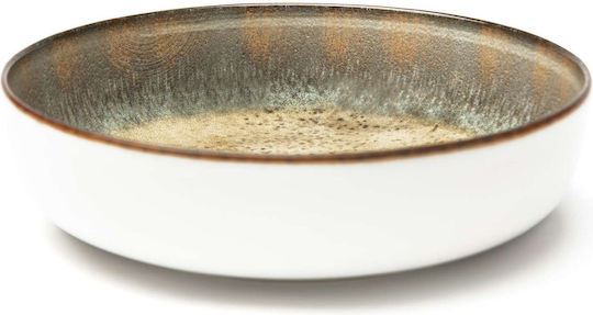 Excelsa Farfurie adâncă Ceramică Alb cu Diametru 18cm
