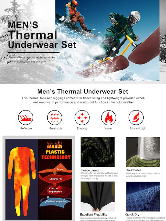 Campo Herren Thermo Set Grün