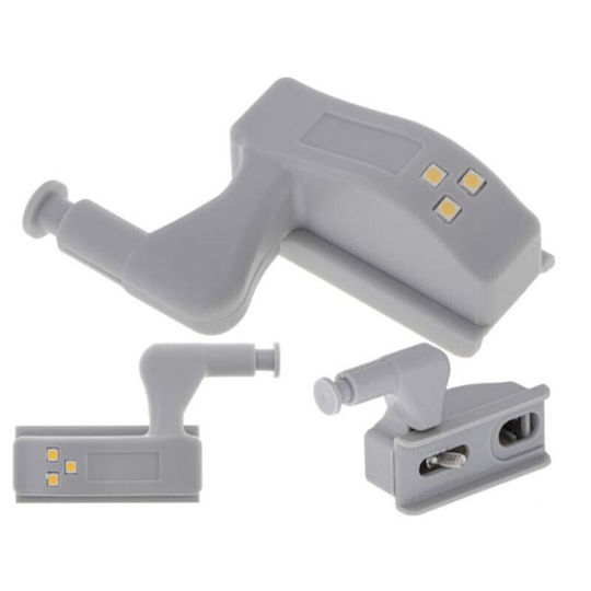Set 30 Pieces Furniture Handles Led Lighting Gray 7.5 X 4 X 2 Cm