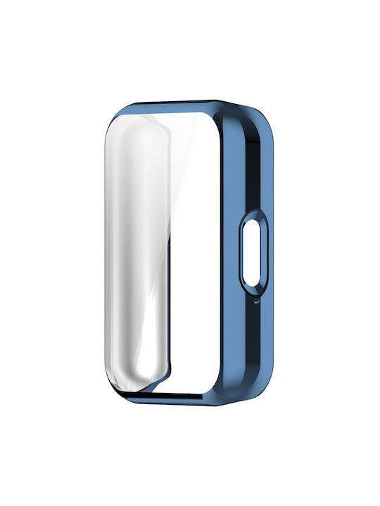 2-in-1 Protective Screen Case for Xiaomi Redmi Watch 3 Lite Watch 3 Active Dark Blue