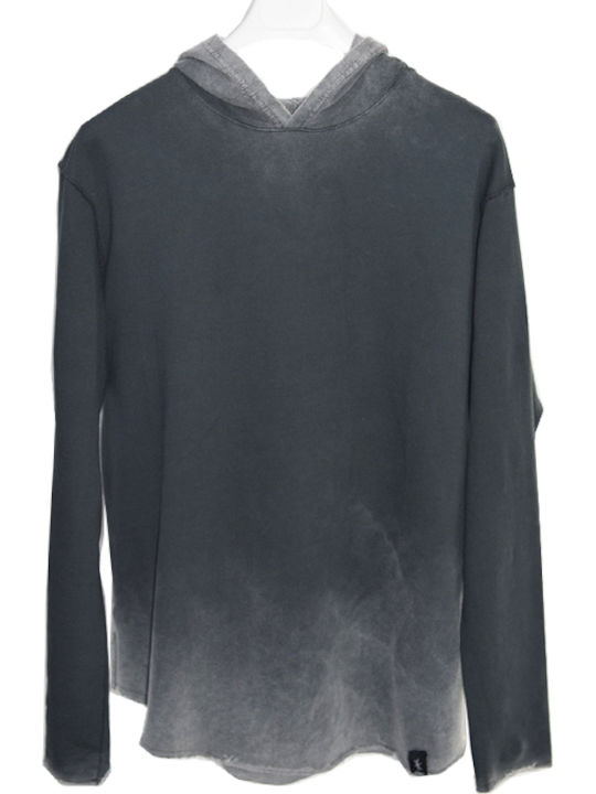Sweatshirt with Hood Gray
