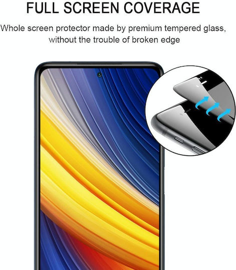 Xiaomi Poco X3 Pro Full Glue Full Screen Tempered Glass Film