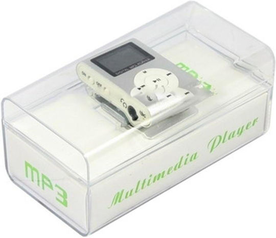 MP3 Player with LCD 1.1" Display Silver