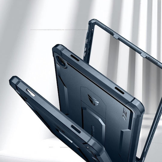 Подсилен калъф за Galaxy Tab A9 Dexnor Full Body тъмносин