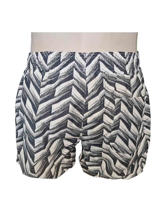 Men's Swimwear Shorts Blue with Patterns
