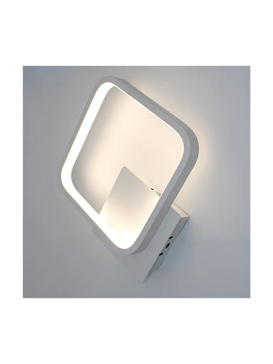 Lumină de Perete cu LED Integrat și Lumină Alb Natural 22.5x22.5x5.5cm