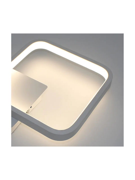 Lumină de Perete cu LED Integrat și Lumină Alb Natural 22.5x22.5x5.5cm