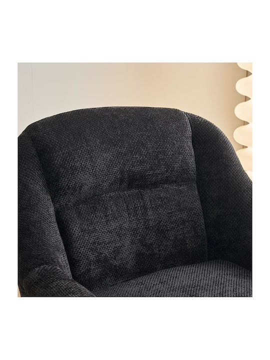 801 Sessel Black 76x77x89cm