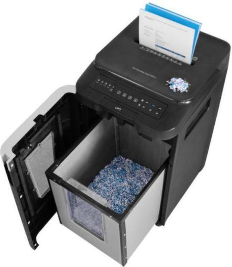 HP Aktevernichter Querschnitt 400 Blätter mit Behälter 53Es