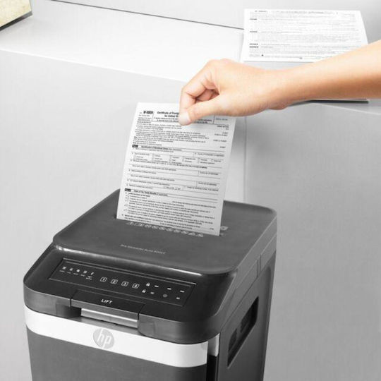 HP Aktevernichter Querschnitt 400 Blätter mit Behälter 53Es