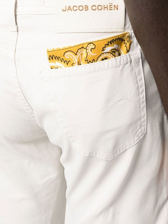 Trousers Elastic White