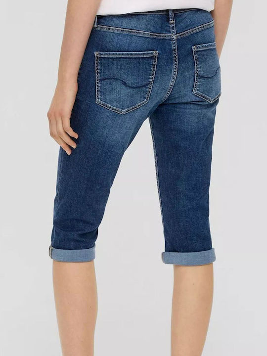 S.Oliver Damen Bermuda Jean Blau