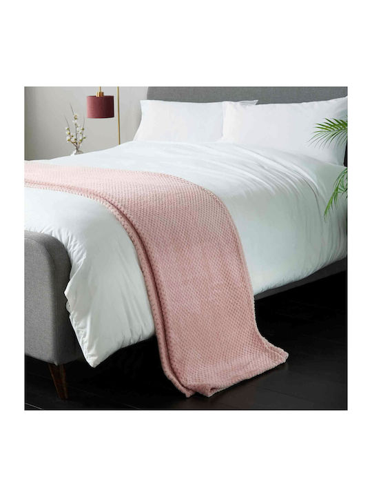 Sidirela Blanket Sherpa Fleece Double 200x220cm Arktos Pink