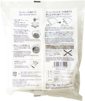 Origami Coffee Paper Filter 100pcs