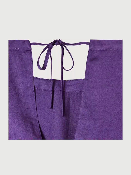 Damen Bluse Neon Purple