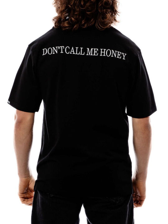 Bee. Unusual. T-shirt Bărbătesc cu Mânecă Scurtă Black