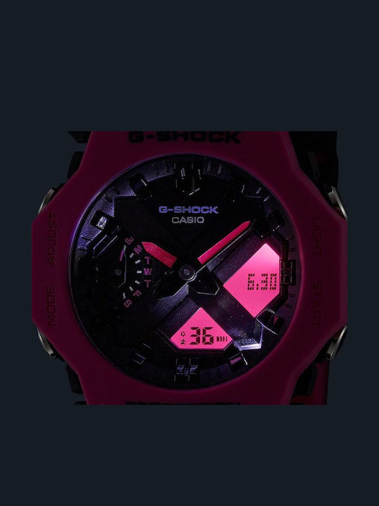 Casio G-shock Ρολόι Μπαταρίας με Καουτσούκ Λουράκι