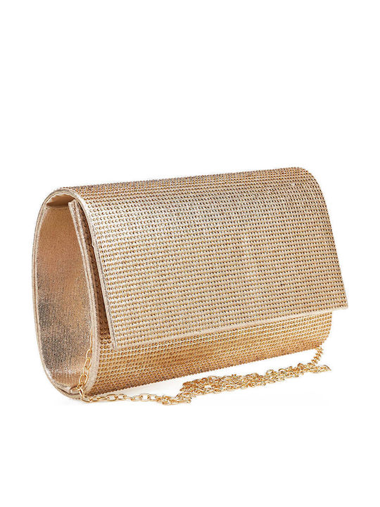 Damentasche Schultertasche Gold