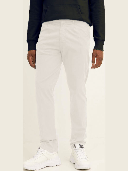 Noah Pantaloni Chino White