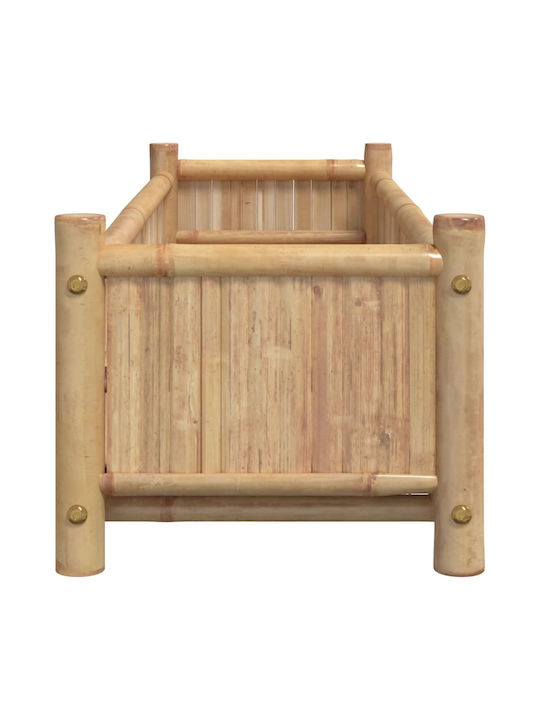 vidaXL Planter Box Bambus Maro 100x30x25cm.