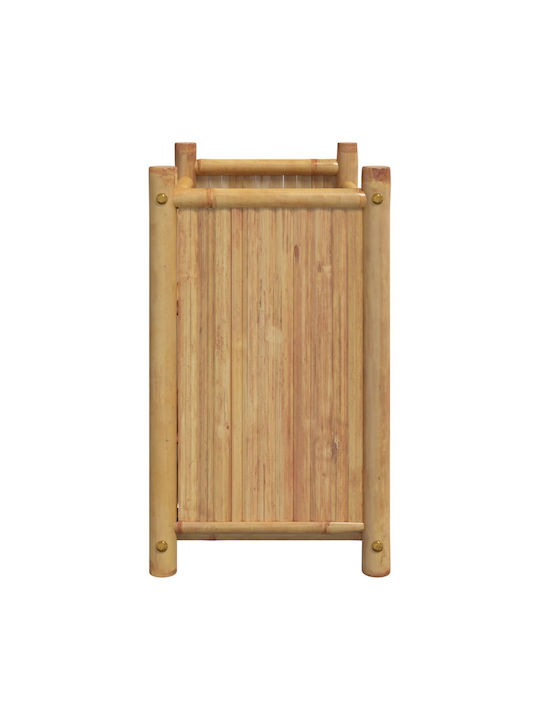 vidaXL Planter Box Bamboo Brown 50x30x50cm.