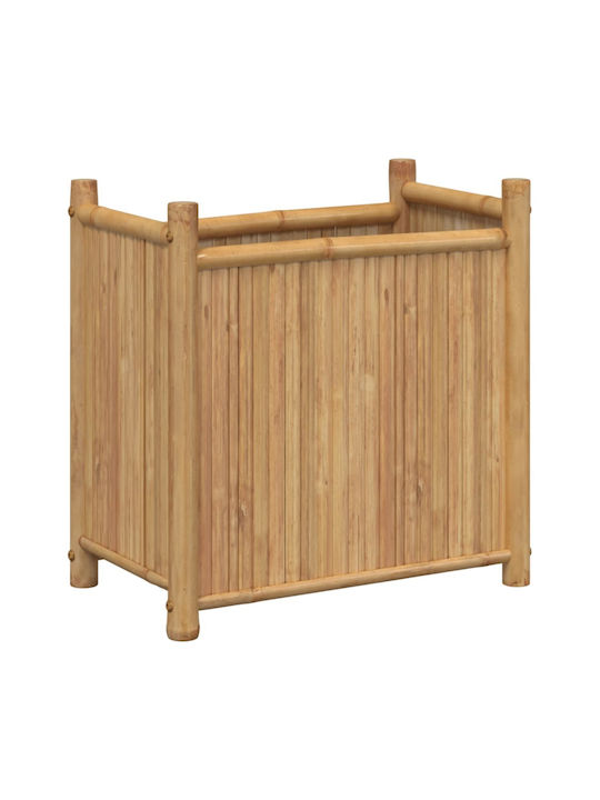 vidaXL Planter Box Bamboo Brown 50x30x50cm.