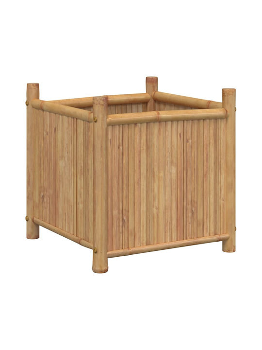 vidaXL Planter Box Bamboo Bamboo 50x50x50cm.