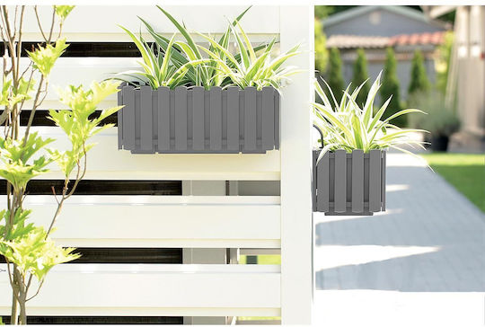 Prosperplast Кутия за саксии Пластмаса Сив 38x18x16.2см.