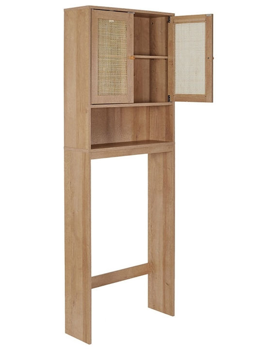 The Home Deco Factory Επιδαπέδια Ραφιέρα Μπάνιου Ξύλινη 60x20x166cm