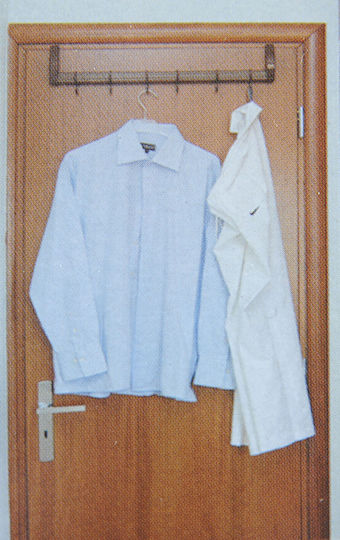 Door Hook 2 Slots Plastic 20x5x16cm