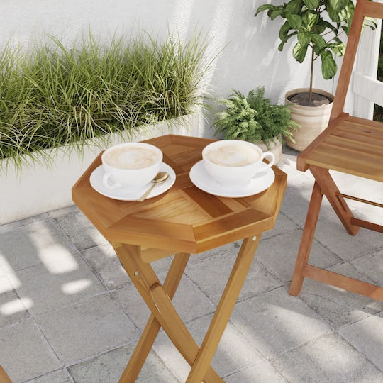 vidaXL Wooden Serving Platter 40x40x2.5cm