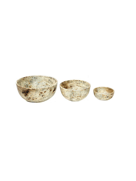 Bazar Bizar Serving Bowl Round Orange with Diameter 20cm 1pcs
