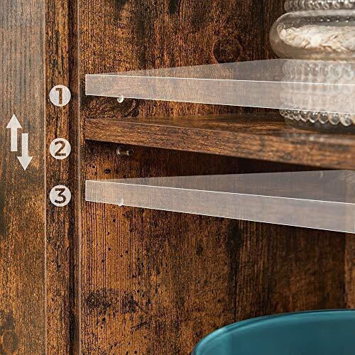 Songmics Ντουλάπι Μπάνιου 70x30x80cm Μαύρο