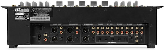 Power Dynamics Pdzm800 Rack Mount Audio Mixer Installation with 7 Channels and 3 Matrix Zone Outputs