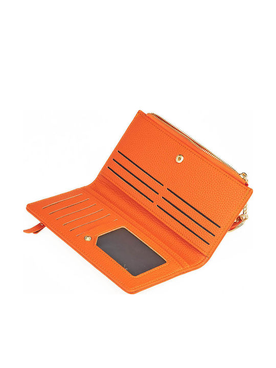 Large Women's Wallet Classic Orange