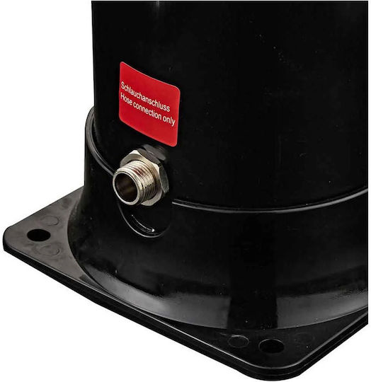 Bakaji Ντουζιέρα Πισίνας Ηλιακή από PVC 220x16.5x16.5εκ. Μαύρη