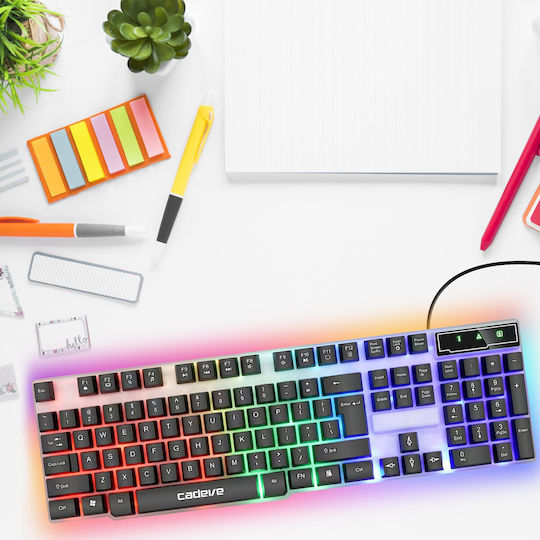 E203-2 Gaming Tastenfeld mit RGB-Beleuchtung (Englisch US)
