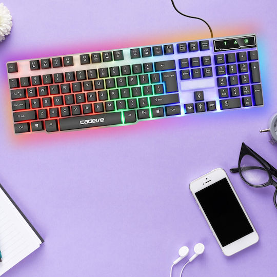 E203-2 Gaming Tastenfeld mit RGB-Beleuchtung (Englisch US)