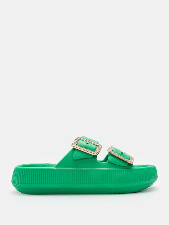 Luigi Frauen Flip Flops in Grün Farbe